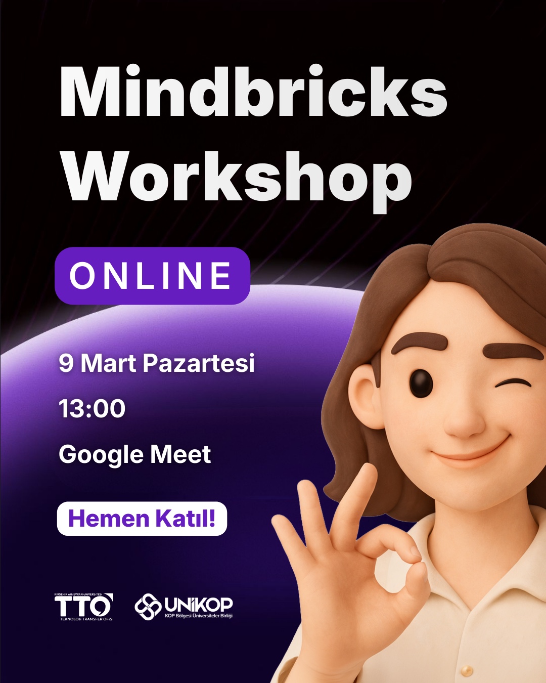 MINDBRICKS WORKSHOP'A DAVETLİSİNİZ !