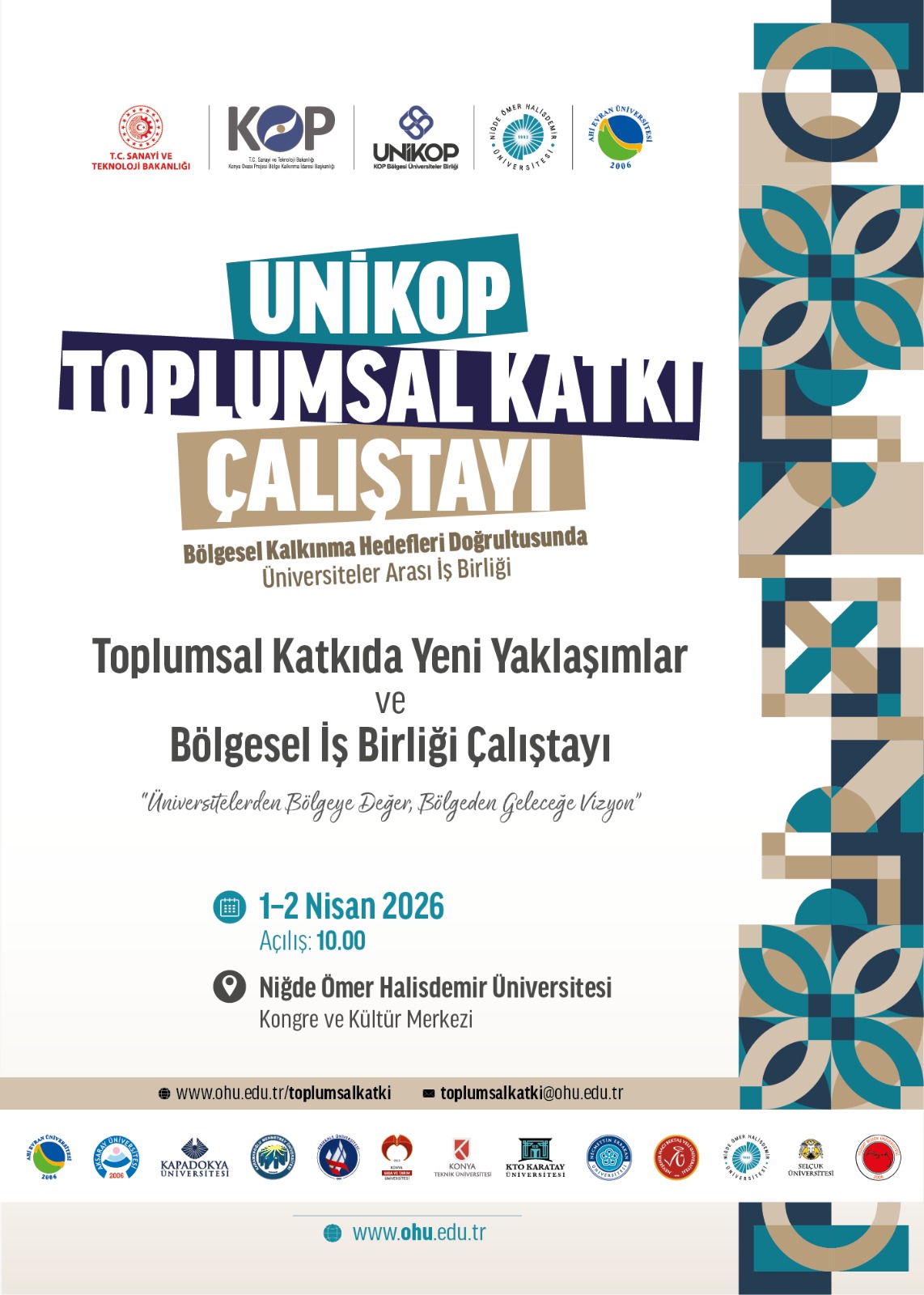 UNİKOP TOPLUMSAL KATKI ÇALIŞTAYI